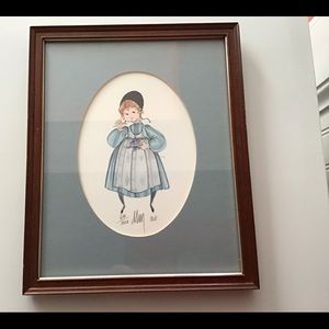 Pat Buckley Moss framed print